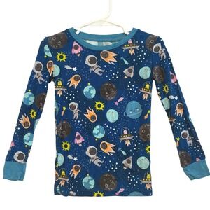 Little Sleepies Outer Space Astronaut Bamboo Pajama Top Blue 3T LS048-06/22